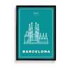 Barcelona Poster - The Mortal Soul