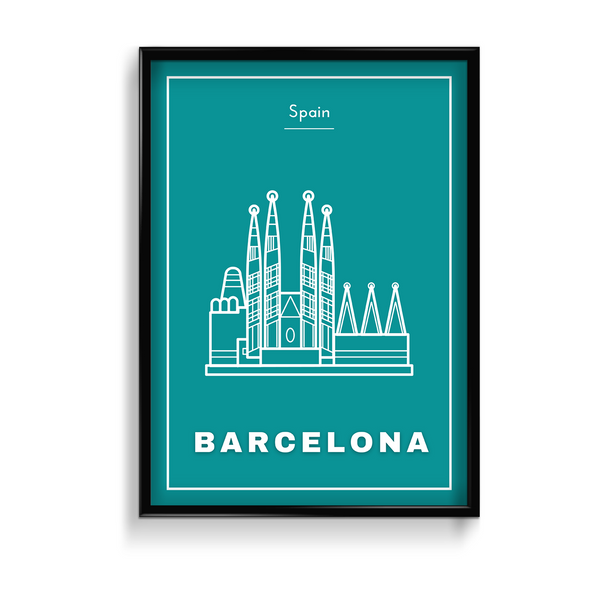 Barcelona Poster - The Mortal Soul