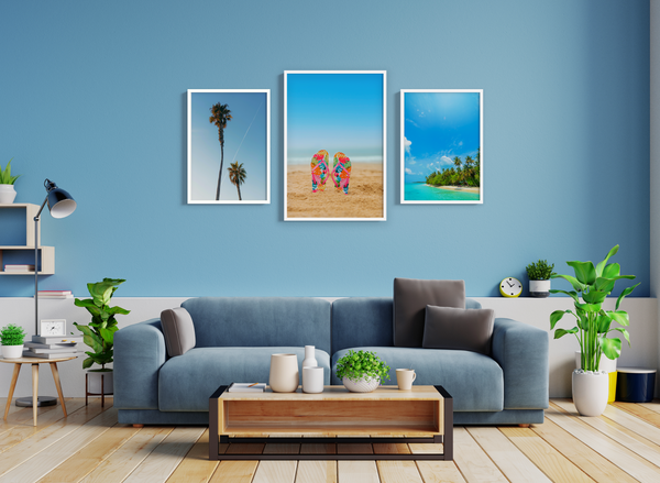 Set of 3 Beach Wall Art - The Mortal Soul