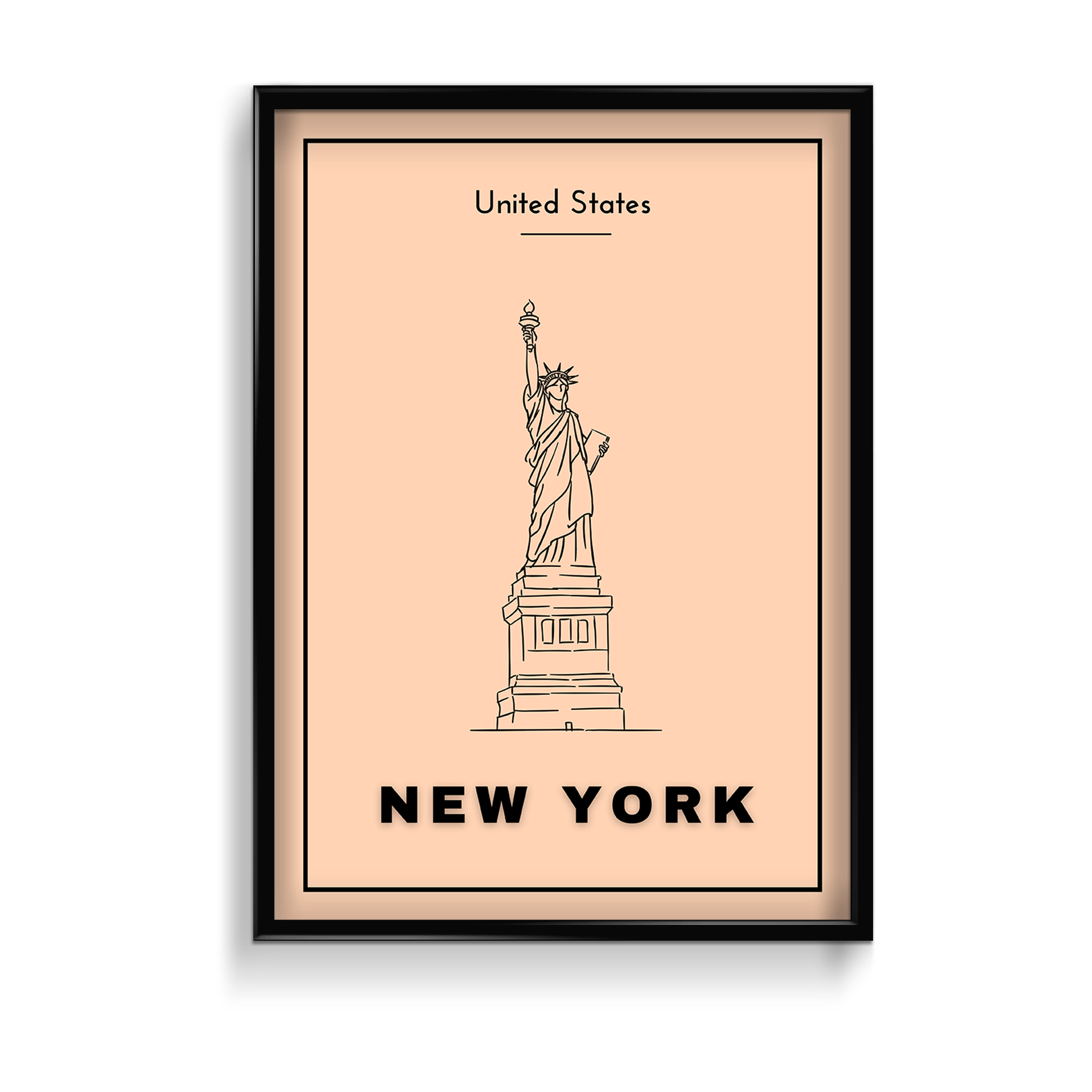 New York Poster - The Mortal Soul