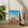 Beach Slippers Premium Wall Art