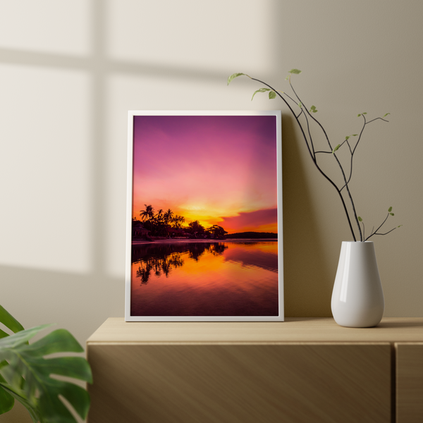 Pink Sunset Wall Art