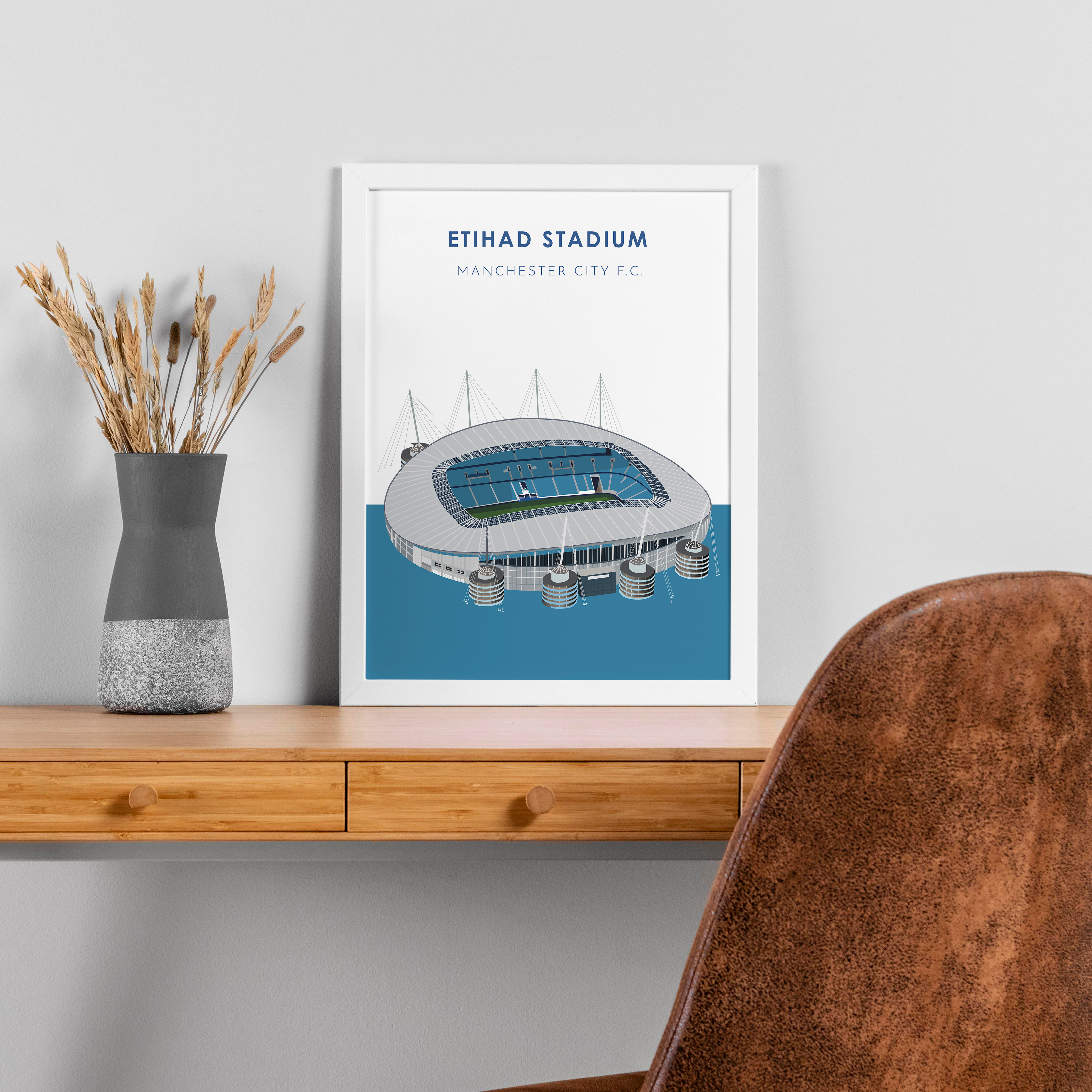 Etihad Stadium Manchester City F.C. Wall Art - The Mortal Soul
