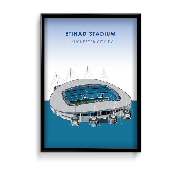 Etihad Stadium Manchester City F.C. Premium Wall Art - The Mortal Soul
