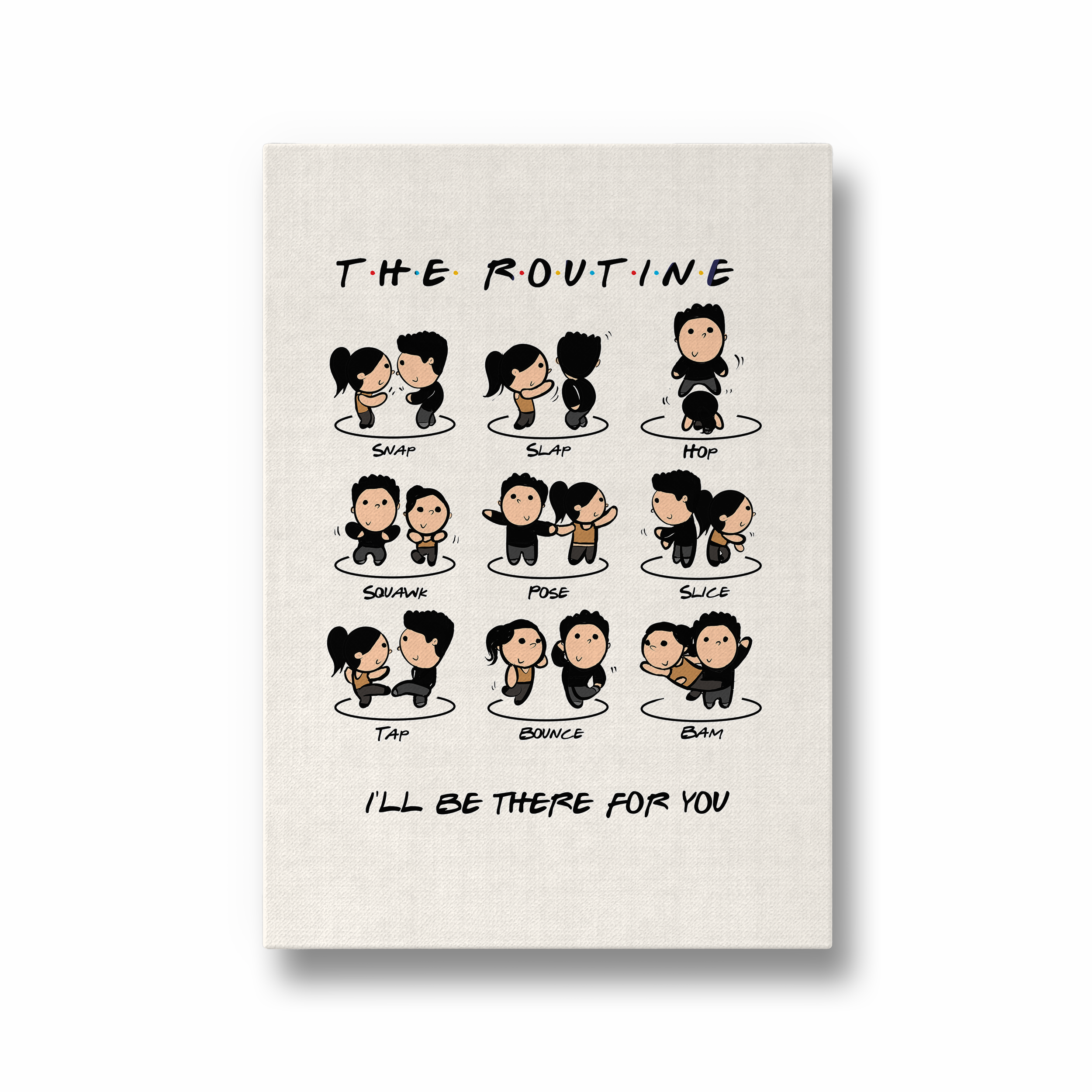 F.R.I.E.N.D.S - I'll be there for you Premium Wall Art - The Mortal Soul