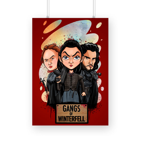 Game of thrones - Winterfell House Stark Poster - The Mortal Soul
