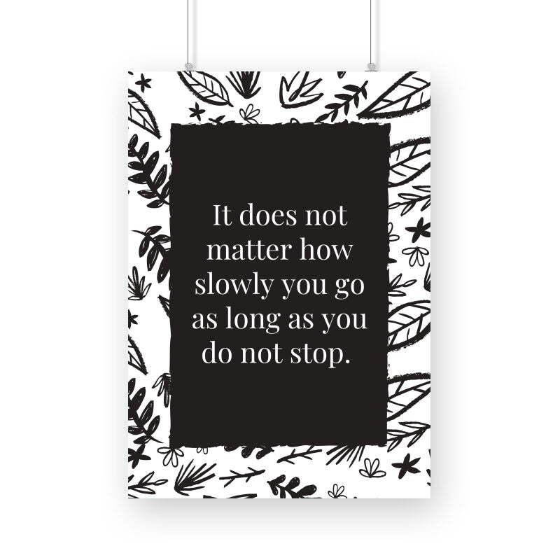 Do not stop Poster - The Mortal Soul