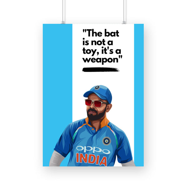 Virat Kohli Poster - The Mortal Soul