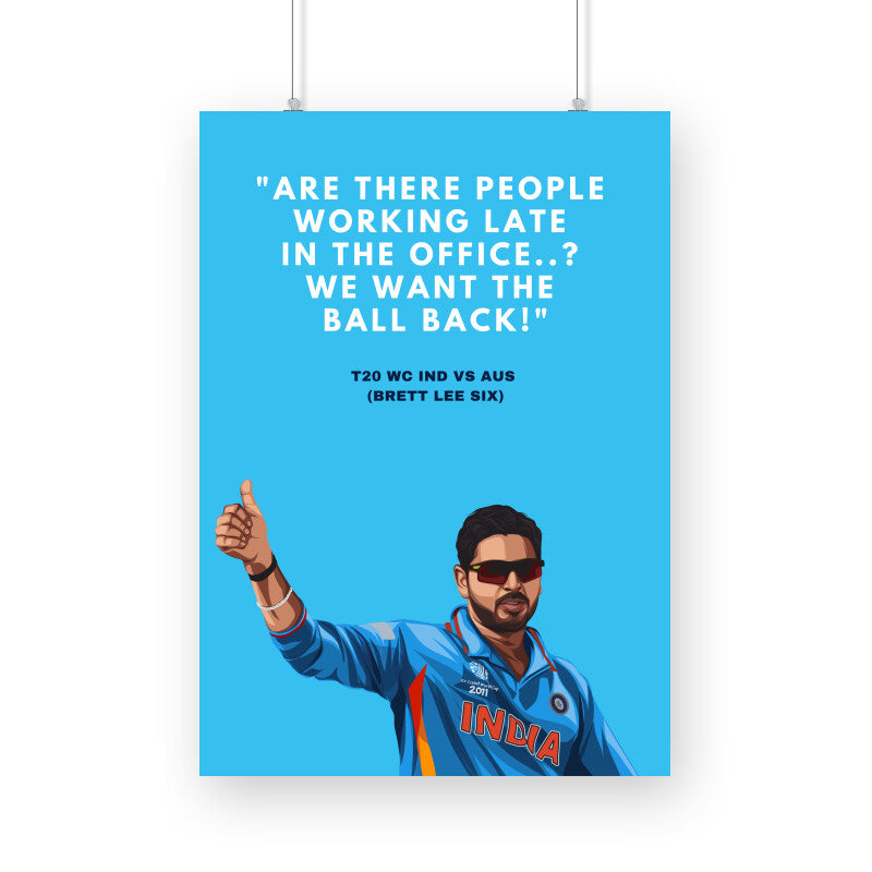 Yuvraj Singh Poster - The Mortal Soul