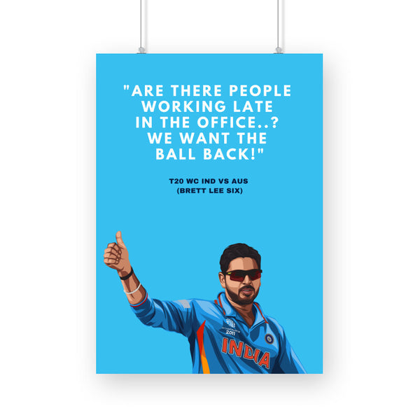 Yuvraj Singh Poster - The Mortal Soul