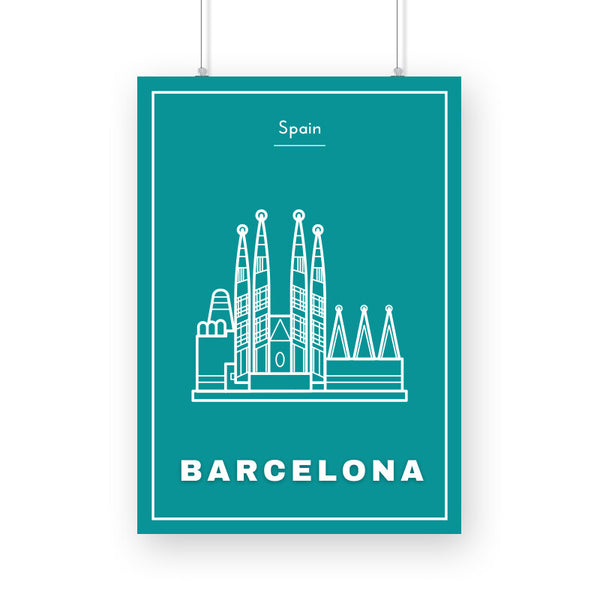 Barcelona Poster - The Mortal Soul