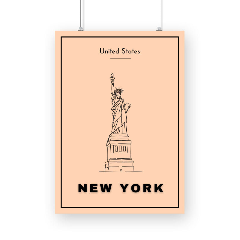 New York Poster - The Mortal Soul
