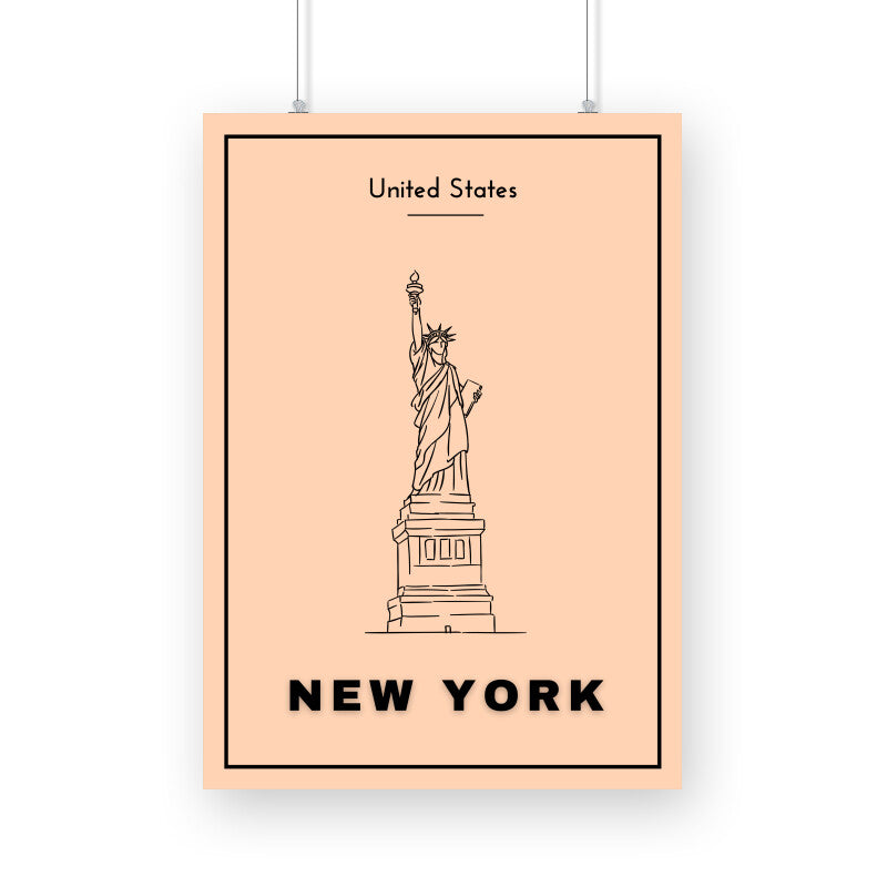 New York Poster - The Mortal Soul