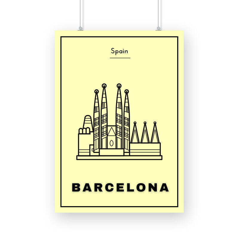 Barcelona Poster - The Mortal Soul