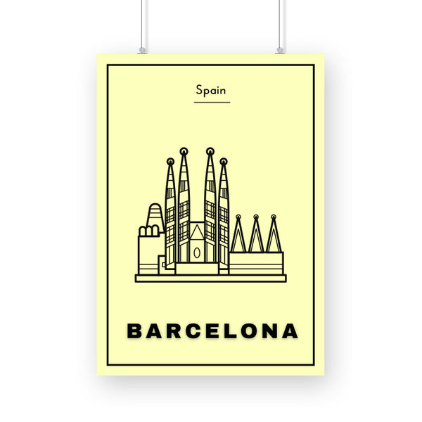 Barcelona Poster - The Mortal Soul