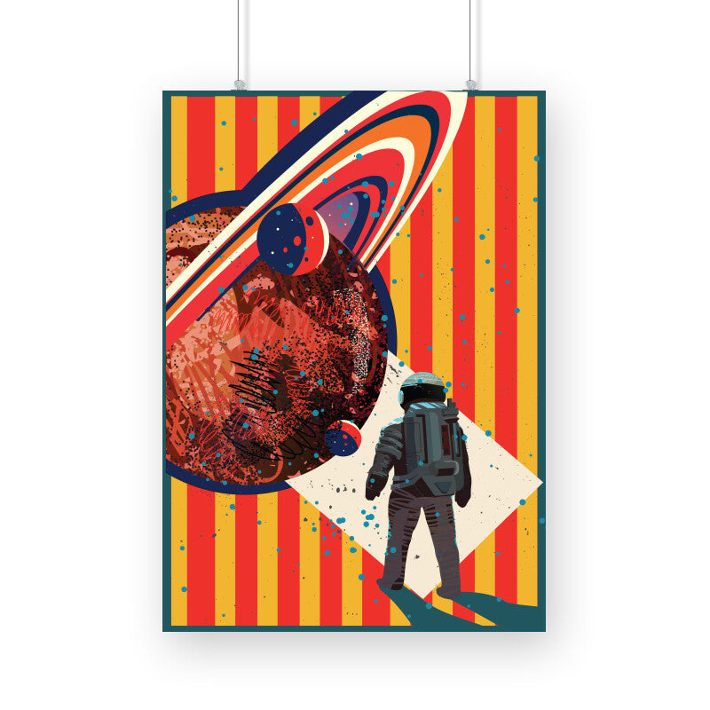 Space Traveler Poster - The Mortal Soul