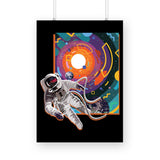 Life in space - Abstract Poster - The Mortal Soul