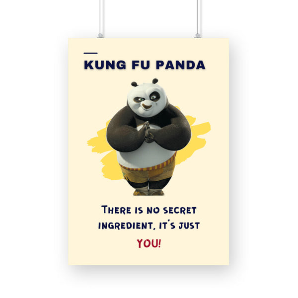 Kung Fu Panda - No secret ingredient Poster - The Mortal Soul