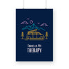 Travel is my therapy Poster - The Mortal Soul