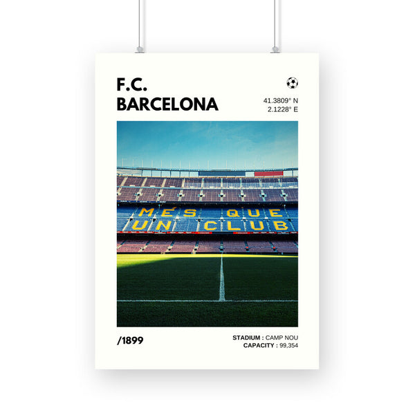 Barcelona F.C. Premium Wall Art - The Mortal Soul
