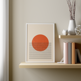 Azure Geometric Modern Wall Art
