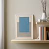 Sea Blue Geometric Modern Wall Art
