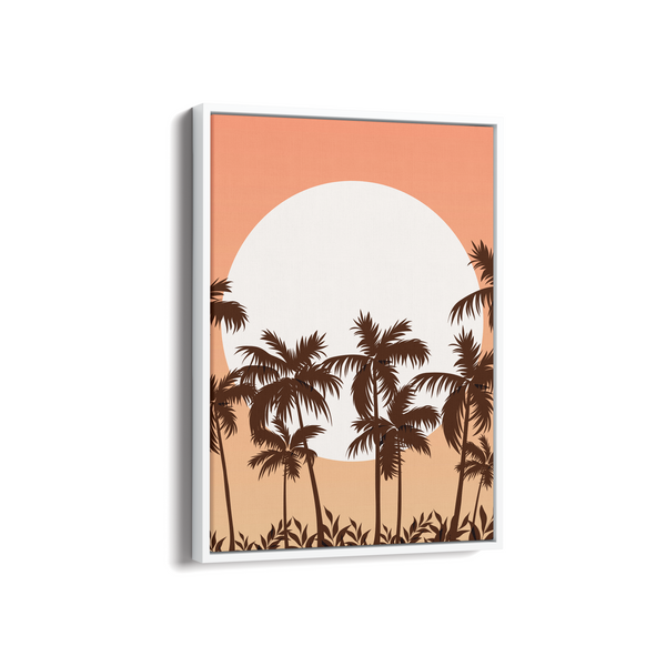 The Beach - Minimal Landscape Modern Wall Art - The Mortal Soul