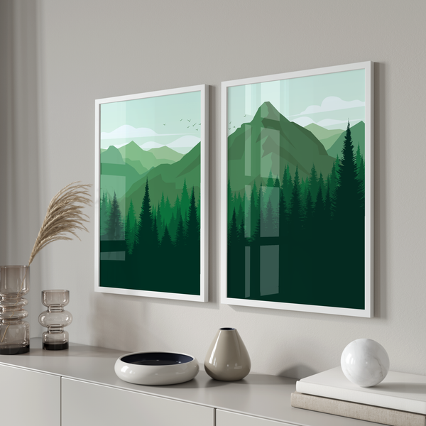 Lush - Minimal Landscape Modern Wall Art