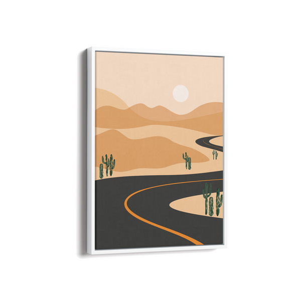 Dunes - Minimal Landscape Modern Wall Art - The Mortal Soul