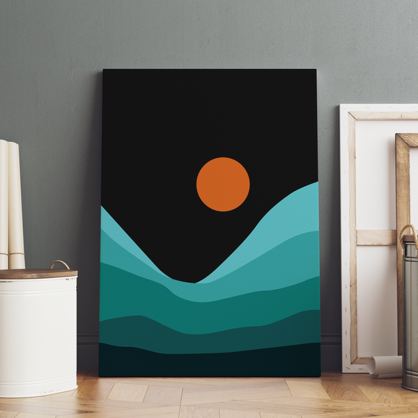 Conscious Drama Landscape Modern Wall Art