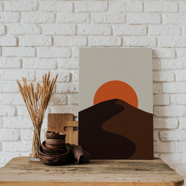 Sniveling Dust Landscape Modern Wall Art