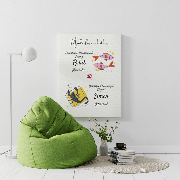 Custom - Made for each other Wall Art - The Mortal Soul