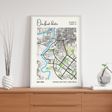 Custom Street Map Wall Art - The Mortal Soul