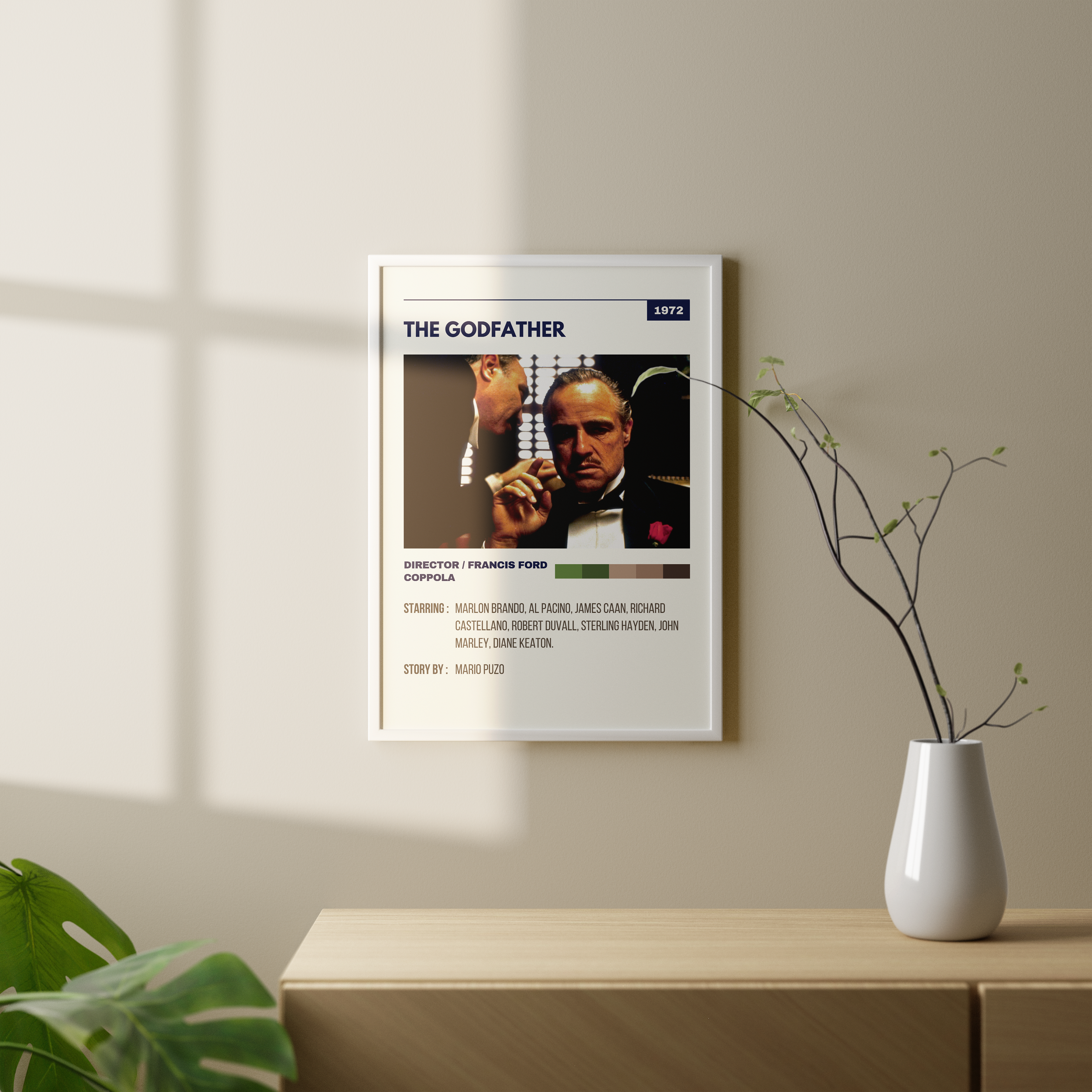 The Godfather Retro Wall Art