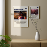 Avengers Endgame Retro Wall Art