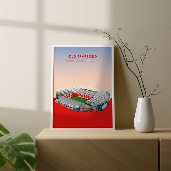 Old Trafford Manchester United F.C. Premium Wall Art - The Mortal Soul