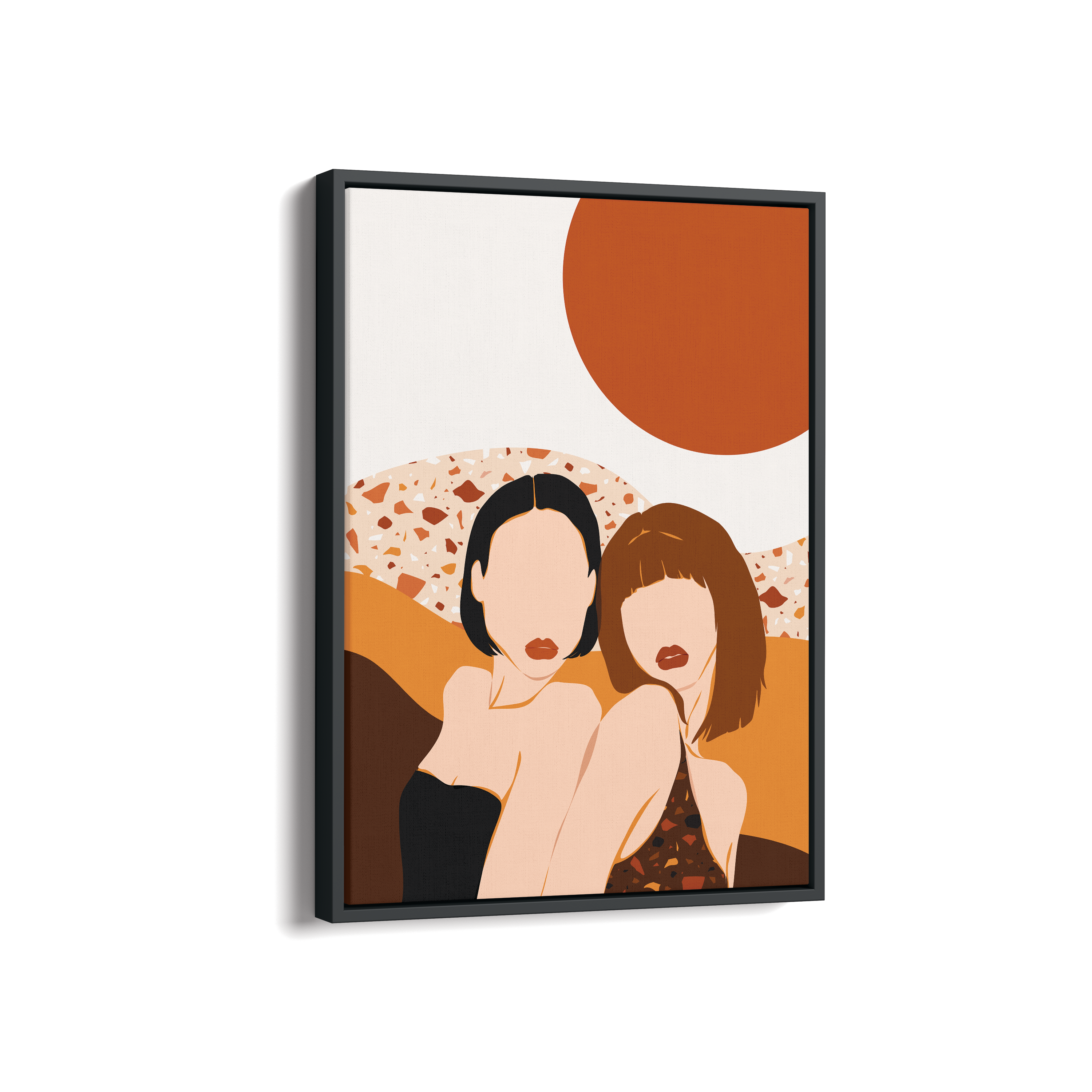 The Bond - Modern Wall Art - The Mortal Soul