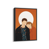 Together Always - Modern Wall Art - The Mortal Soul