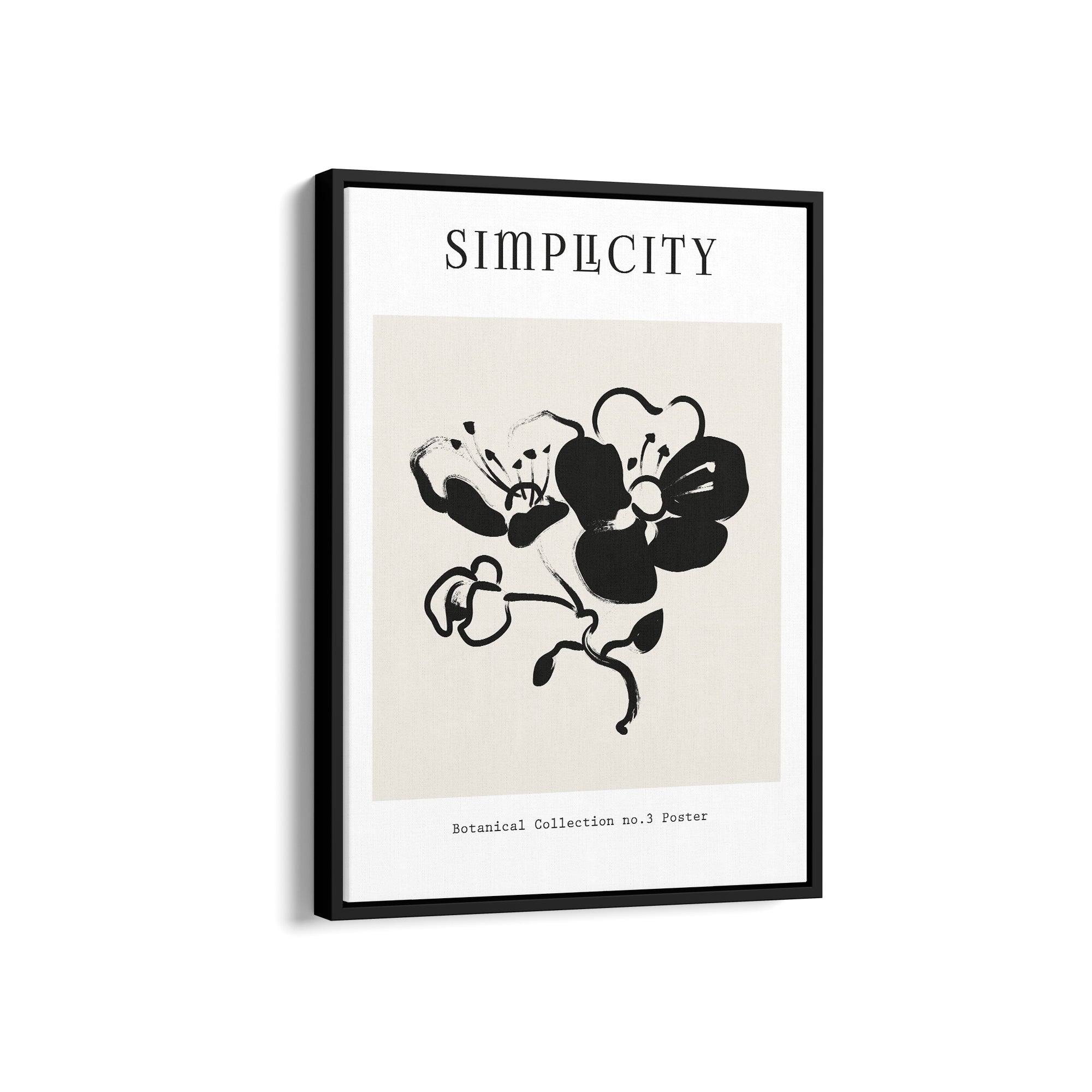 Simplicity Wildflower Waltz Boho Modern Wall Art