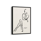 Female Silhouette Boho Modern Wall Art