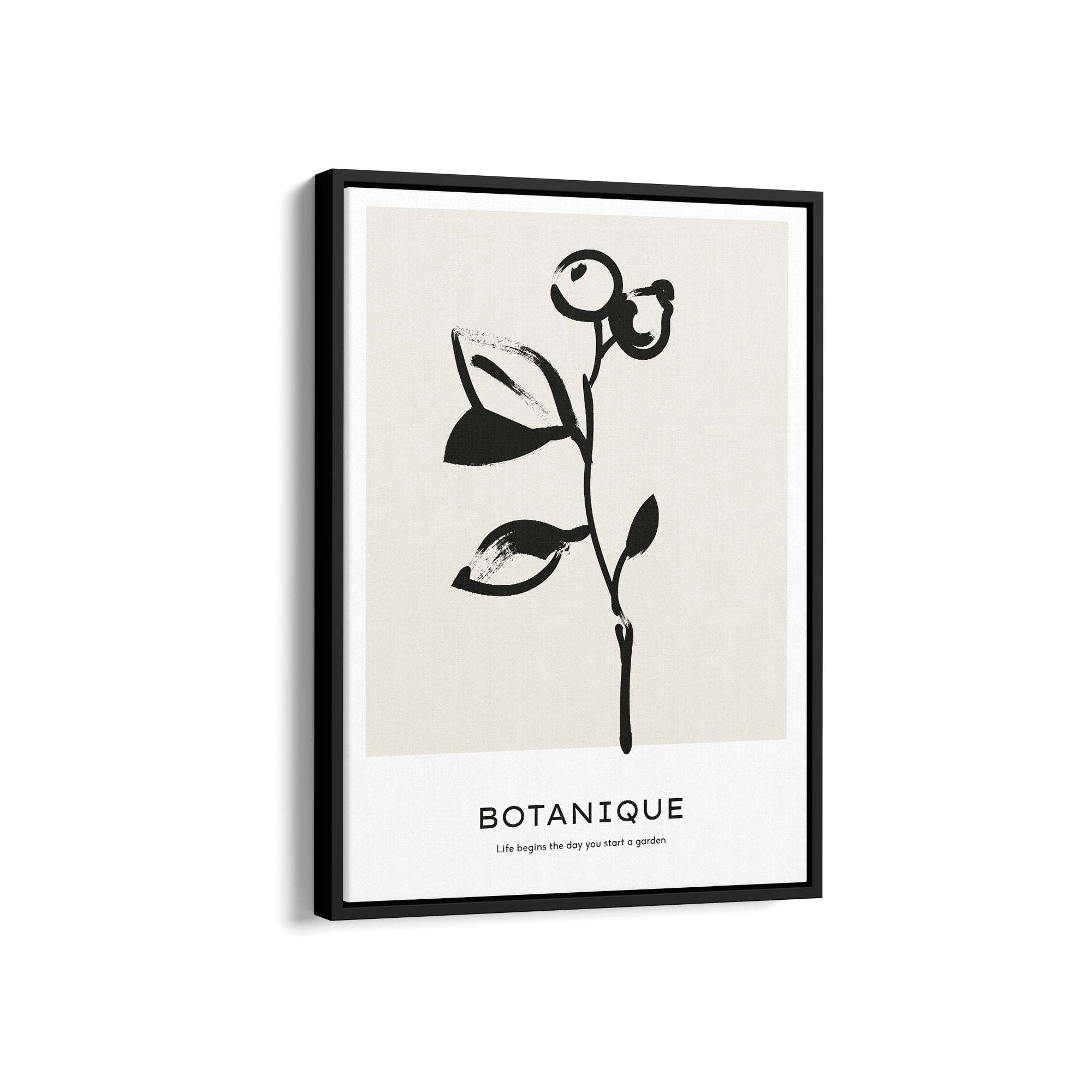 Life begins the day you start a garden Boho Modern Wall Art