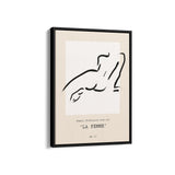 La femme Boho Modern Wall Art