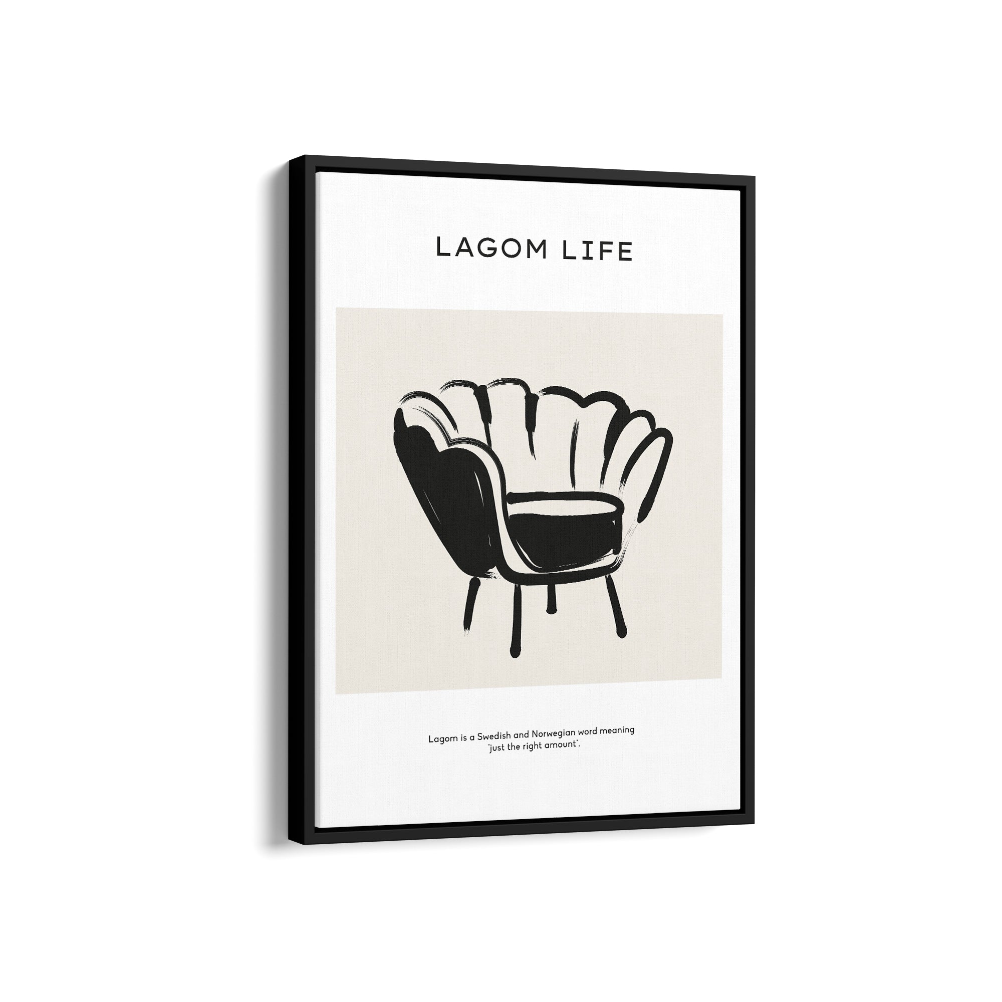 Lagom life Boho Modern Wall Art