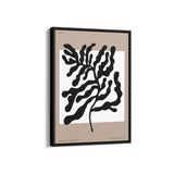 Minimal Leaves Boho Modern Wall Art