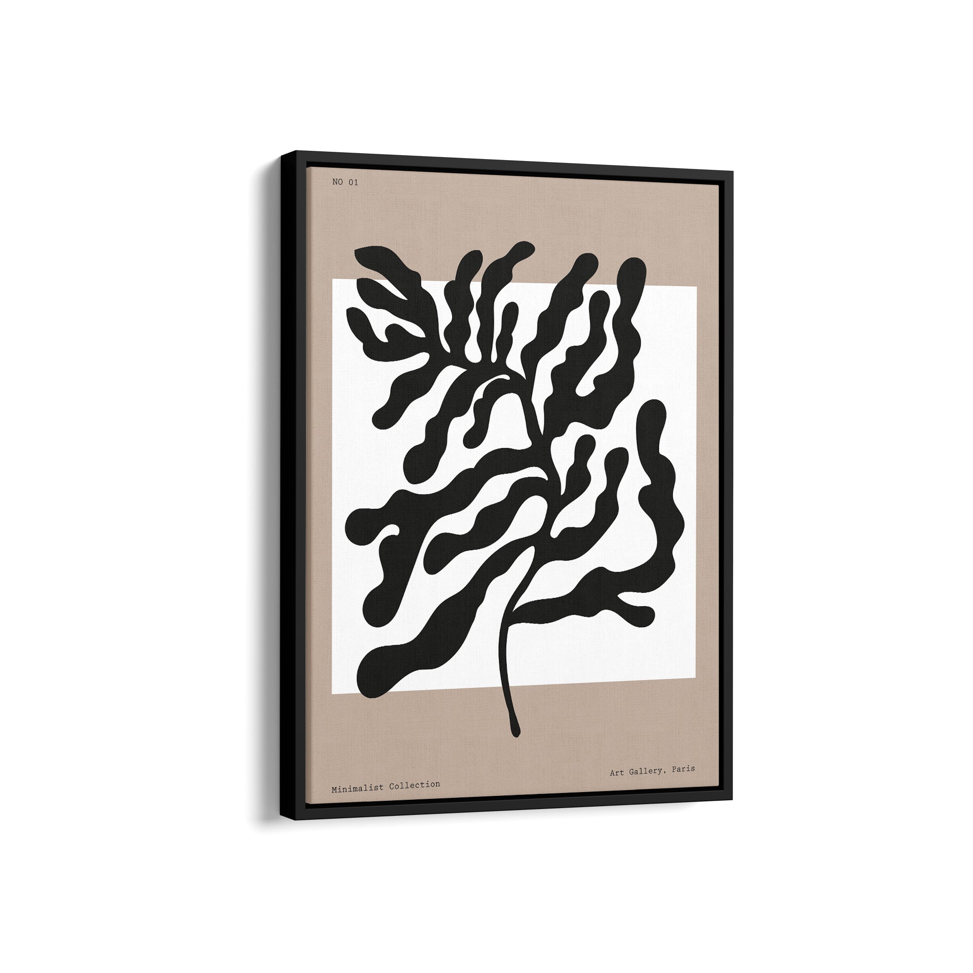 Minimal Leaves Boho Modern Wall Art