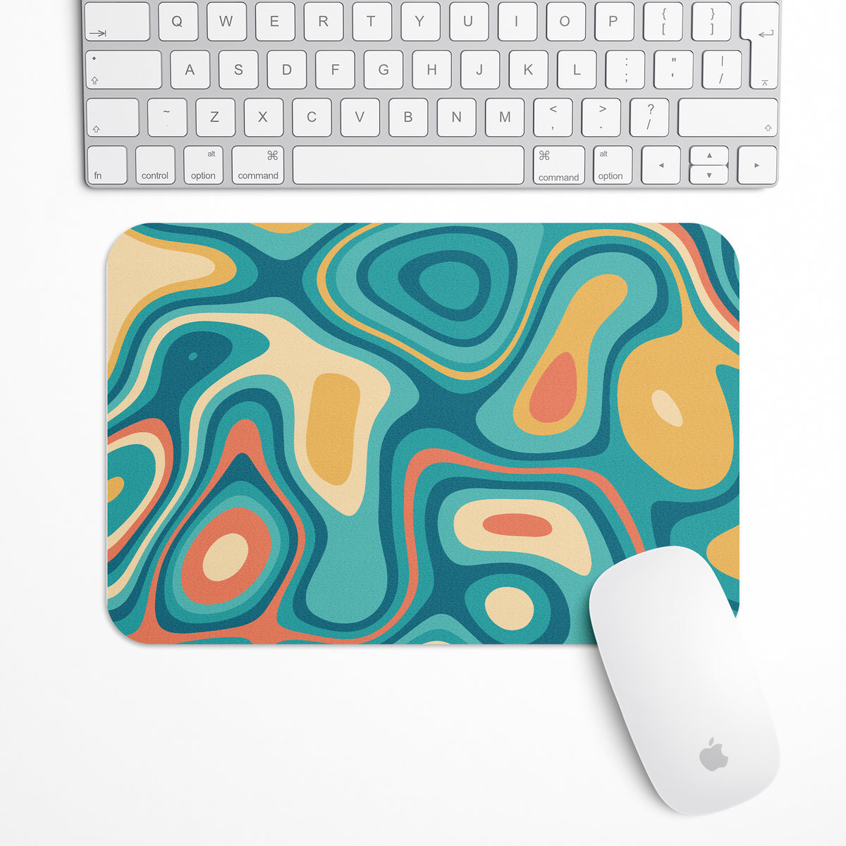 Sunset Topography Gaming Mouse Pad