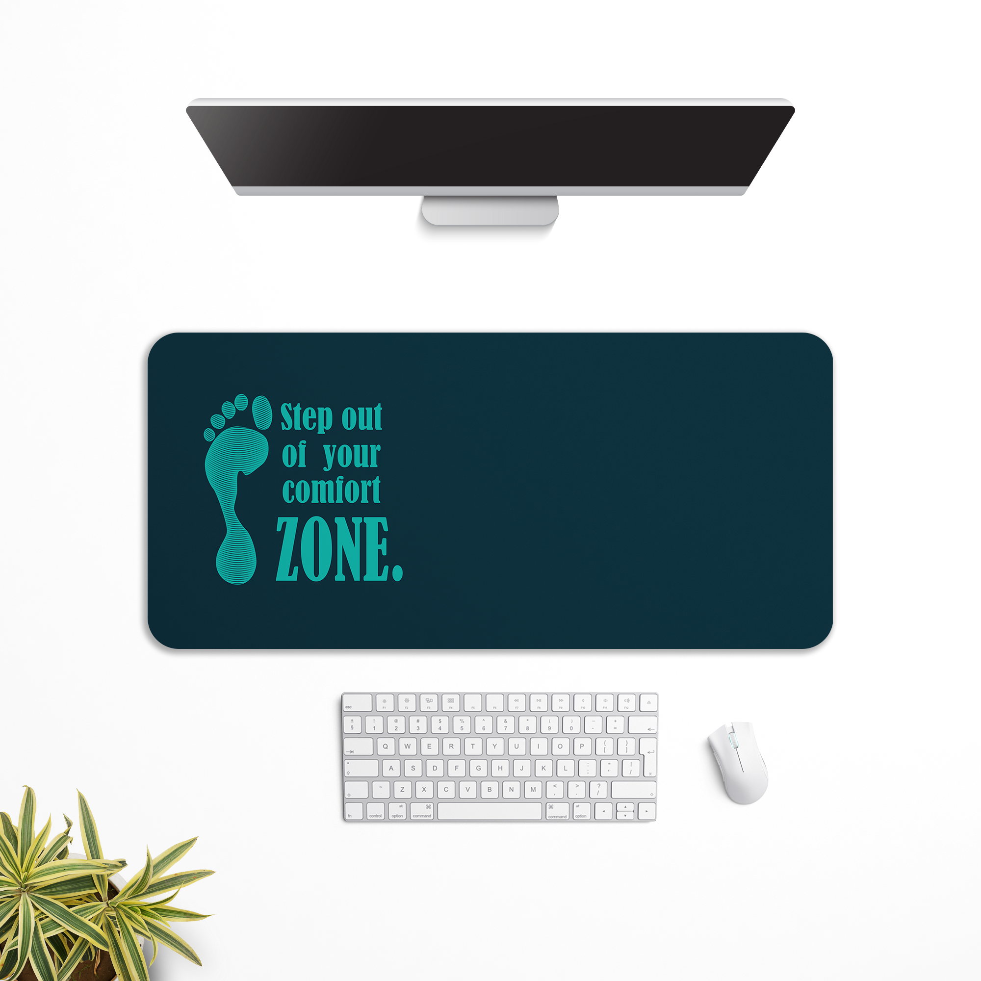 Step out of your comfort zone Desk Mat | Desk Pad | Mouse Pad