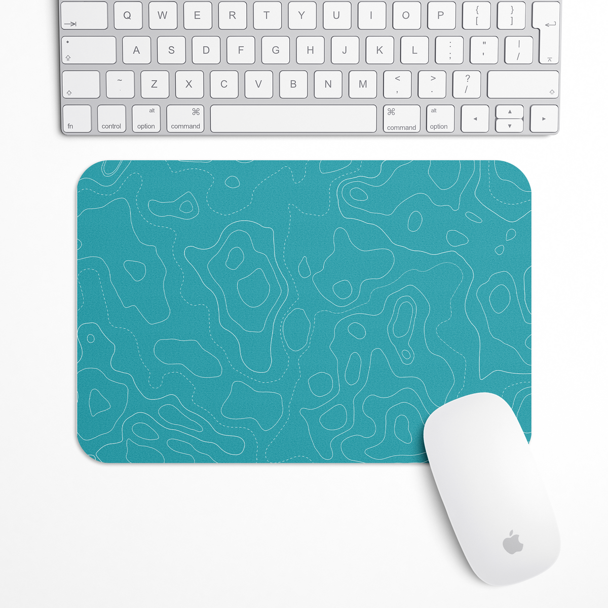 Tide Topography Gaming Mouse Pad