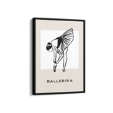 Ballerina Dancing Wall Art