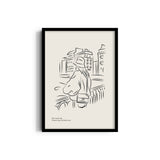 Beautiful Florence Modern Line Wall Art